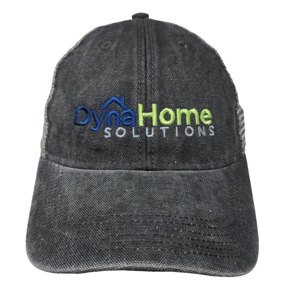 Dyna Home Solutions Snapback Mesh Back Trucker Hat Gray One Size Legacy